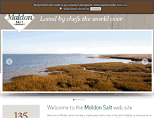 Tablet Screenshot of maldonsalt.co.uk